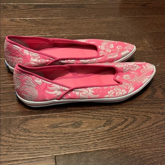 Keds Pink Floral Slip-On Flats - Picture 3 of 6
